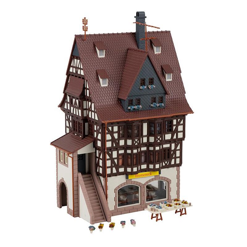 Faller 191770 Faszerkezetes ház, virágbolttal